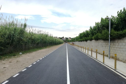 Imagen del camino del Romaní arreglado.