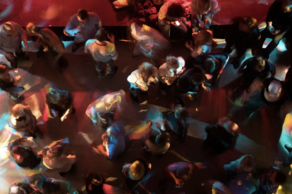 Imagen de archivo de la pista de baile de una discoteca.