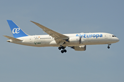 Imatge d'arxiu d'un avió Air Europa.