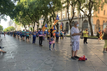 Manifestants a Tarragona