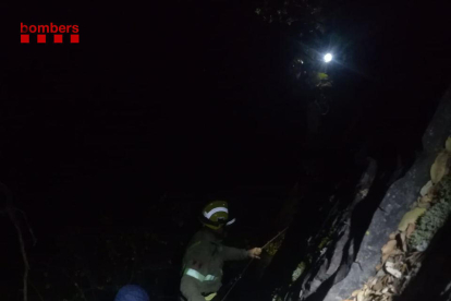 Rescat de les tres adolescents atrapades en un barranc de Sort