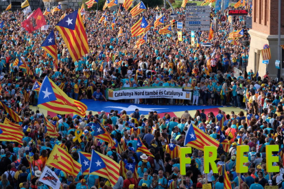 Imatge d'arxiu de la Diada de Catalunya de l'any passat a Barcelona.