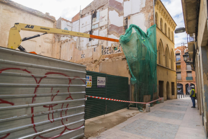 Las obras de derribo del número 12 de la calle de la Purísima Concepció acabaron en noviembre.