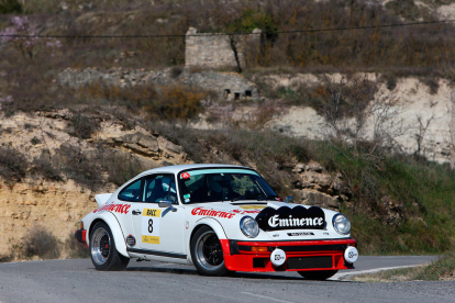 Uno de los participantes en la edición del Rally Catalunya Histórico celebrada el año pasado.