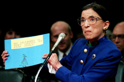 La jutgessa del Tribunal Suprem dels Estats Units, Ruth Bader Ginsburg, en una imatge d'arxiu