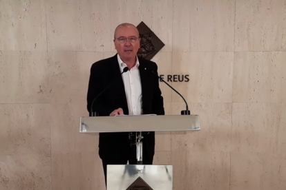 L'alcalde de Reus va comparèixer ahir per videoconferència.
