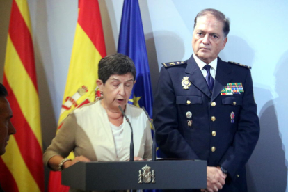 El nuevo jefe de la policía española en Cataluña, José Antonio Togores, toma posesión del cargo en la delegación del gobierno español en Cataluña.