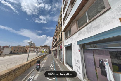 Imatge del carrer Pons d'Icart.