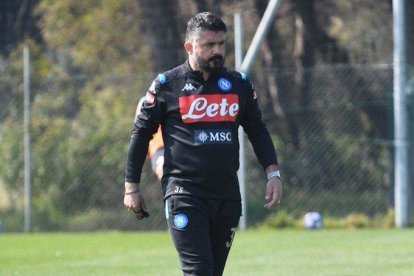 Genaro Gattuso, entrenador del Napoli