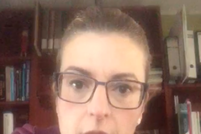 Captura del video de la médico Eugenia Miranda en el cual pide la donación de EPIS