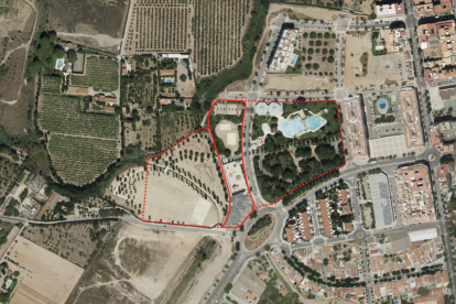 Imatge de la zona on es construirà el parc.