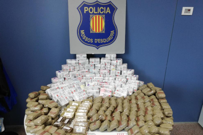 Durant els escorcolls, es van intervenir 172.000 euros en efectiu i una gran quantitat de droga.