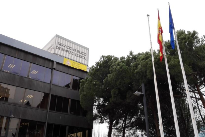 Imagen de la sede central del SEPE en Madrid.