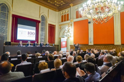 La presentació va tenir lloc al saló d'actes del Centre Tarraconense El Seminari.