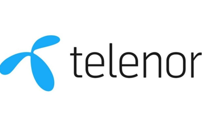 El logo de l'empresa 'Telenor', de Noruega, que ha decidit reduir la seva presència al MWC arran del coronavirus
