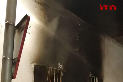 Imatge de l'habitatge afectat pel foc a Bonavista.