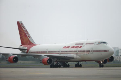Imatge d'arxiu d'un avió de la companyia Air India.