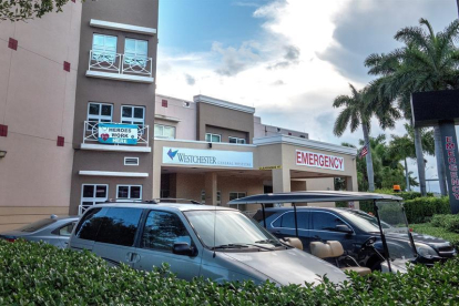Vista del Hospital General de Westchester en Miami, Florida.