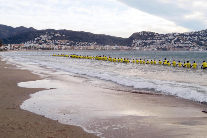 Imagen de archivo de uno de los acontecimientos de marcha acuática de la Federació d'Entitats Excursionistes de Catalunya.