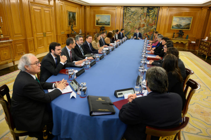 Imatge general del consell de ministres d'Espanya del 18 de febrer del 2020.
