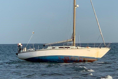 Imatge del veler Sinay aquest dijous.