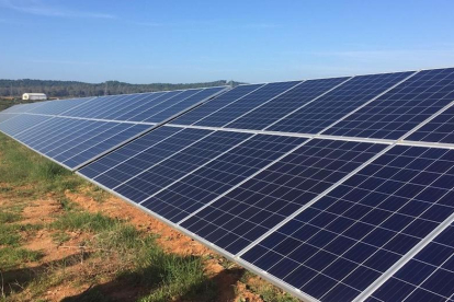 Se quiere instalar una planta solar en unos terrenos agrarios en l'Arboç.