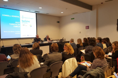 Imatge de la reunió al Museu d'Art Modern de la Diputació de Tarragona.