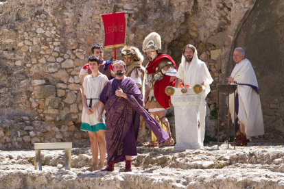 Acte de Tarraco Viva a l'Amfiteatre en l'edició de l'any passat.
