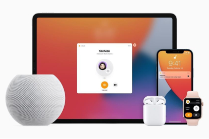 Imagen de los nuevos productos presentados por Apple el 13 de octubre.