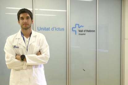 Manuel Requena, de la Unidad de Ictus del Hospital Universitario Vall d'Hebron