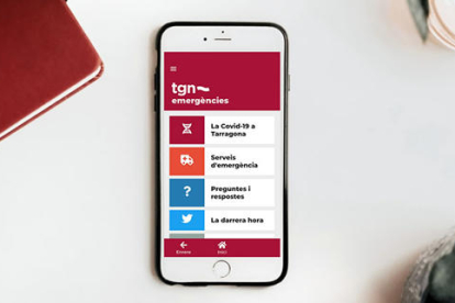 La app TGN Emergencias.