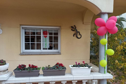 Alguns habitants del municipi han decorat les seves cases amb roses ben diverses.