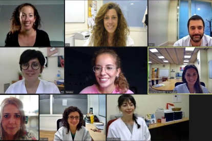 Imagen de profesionales de los servicios de rehabilitación comunitaria de l'HU Instituto Pere Mata que forman el equipo de investigación.