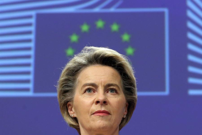 La presidenta de la CE, Ursula Von der Leyen.