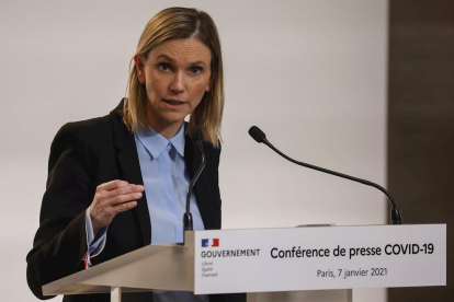 La secretaria de Estado francesa de Industria, Agnès Pannier-Runacher.