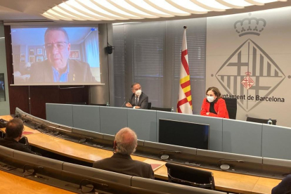 Los alcaldes de las capitales catalanas han presentado conjuntamente la campaña.