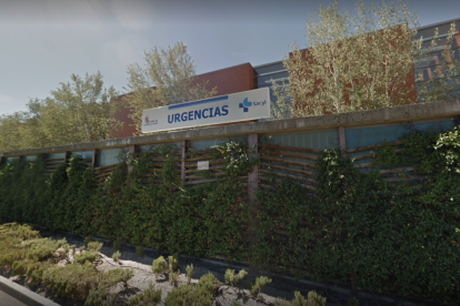 Imatge de l'entrada a l'hospital de Valladolid.