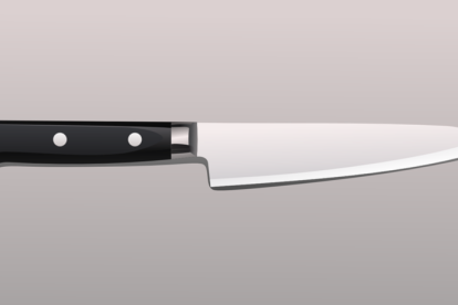 Un cuchillo de cocina.