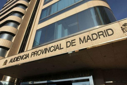 Imagen del edificio del Audiencia Provincial de Madrid.