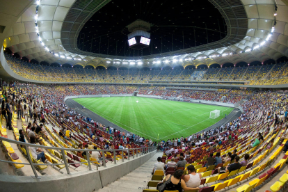 El estadio nacional de Bucarest.