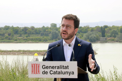 El President de la Generalitat, Pere Aragonès.