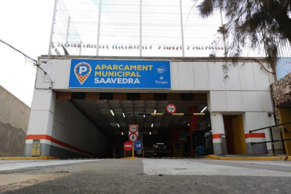 Imagen del aparcamiento Saavedra.