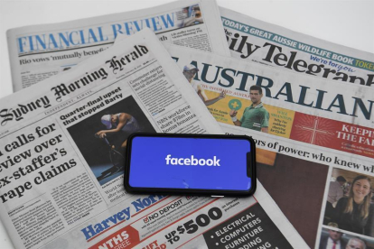 Facebook prohibirà als editors i a la resta d'usuaris australians compartir notícies elaborades per mitjans de comunicació a la seva plataforma.