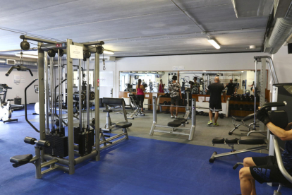 El gimnàs del Serrallo és un dels equipaments que funciona actualment al 30%.