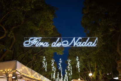Foto archivo de la Feria de Navidad en la Rambla.
