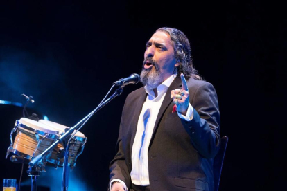 Imagen de Diaego El Cigala durante una actuación.