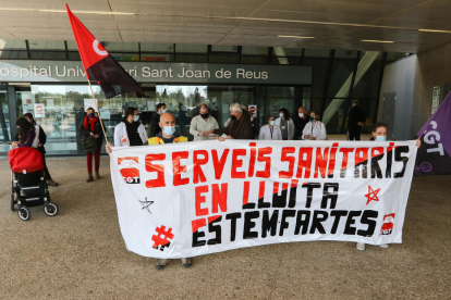 El hospital Sant Joan de Reus también tuvo sanitarios en huelga.