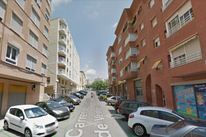 Captura de pantalla de la calle de Santa Joaquima de Vedruna.