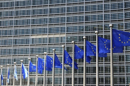 Imagen de archivo de la fachada de la Comisión Europea.