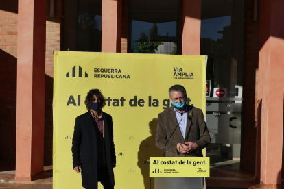 Pau Ricomà i Carles Castillo a Torreforta.
